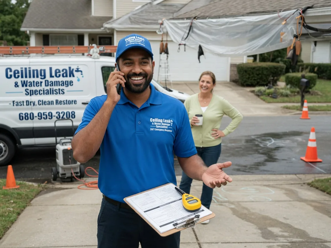 Ceiling Leak Cleanup Arlington, IA FAQs